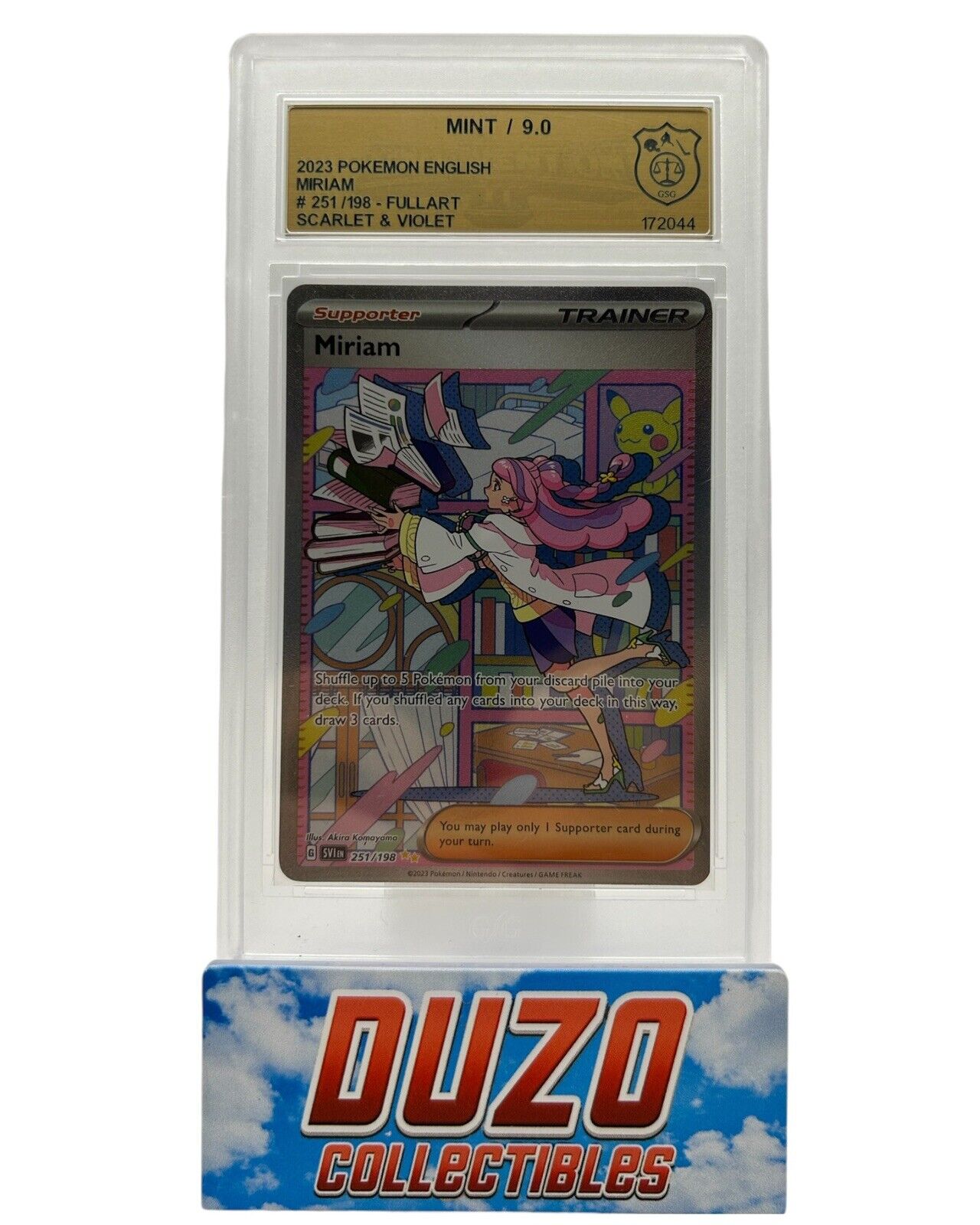 alakazam holo pokemon card value Miriam Full-Trainer Scarlet&Violet 2023 251/198 GSG 9.0 – Duzo Collectibles