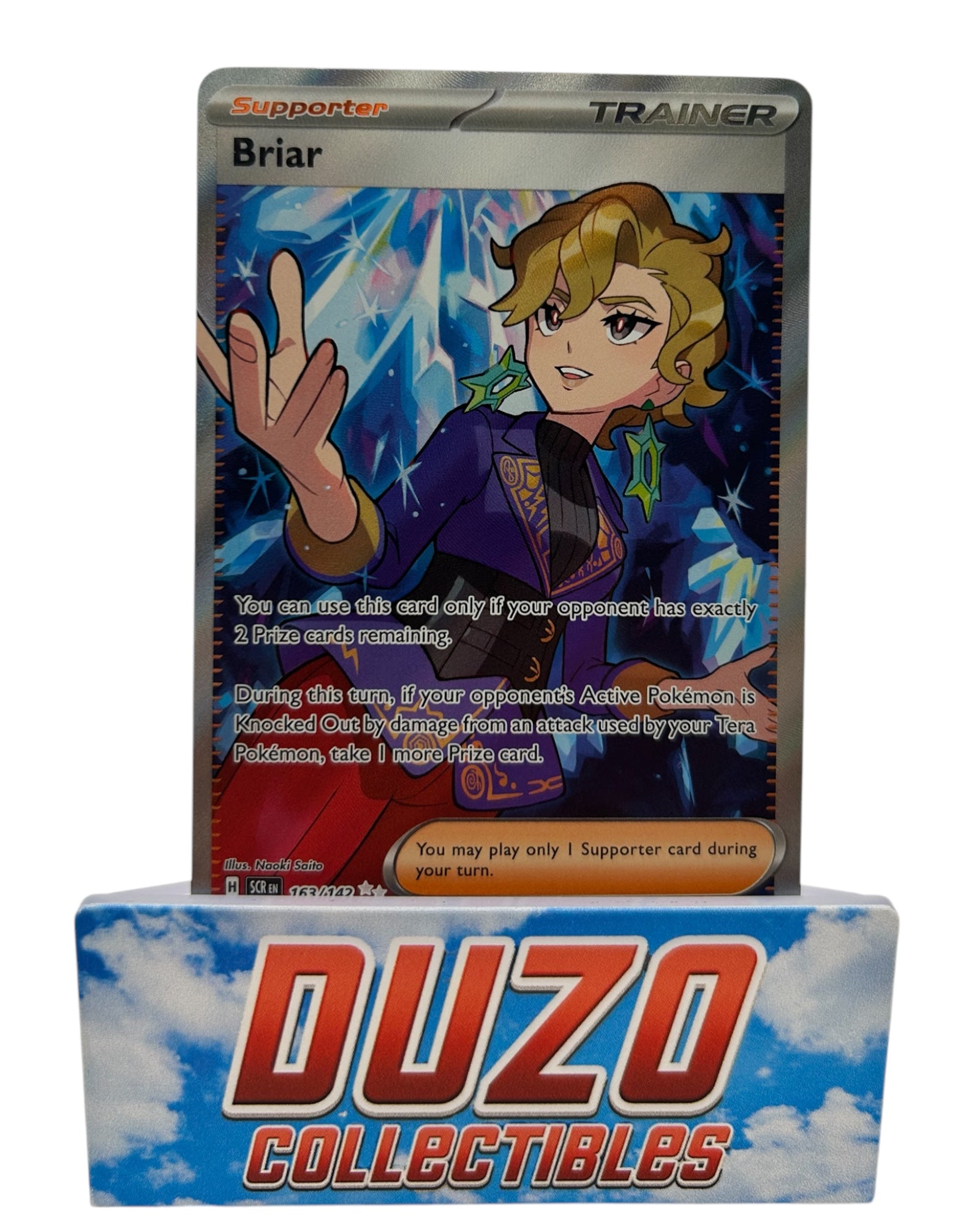 Briar Full Art Trainer 2024 Pokemon Stellar Crown No.163/142 – Duzo  Collectibles