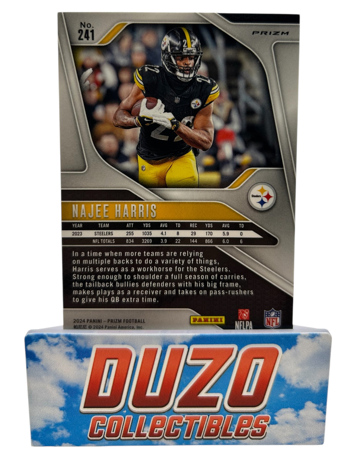 Najee Harris Silver 2024 Panini Prizm No.241