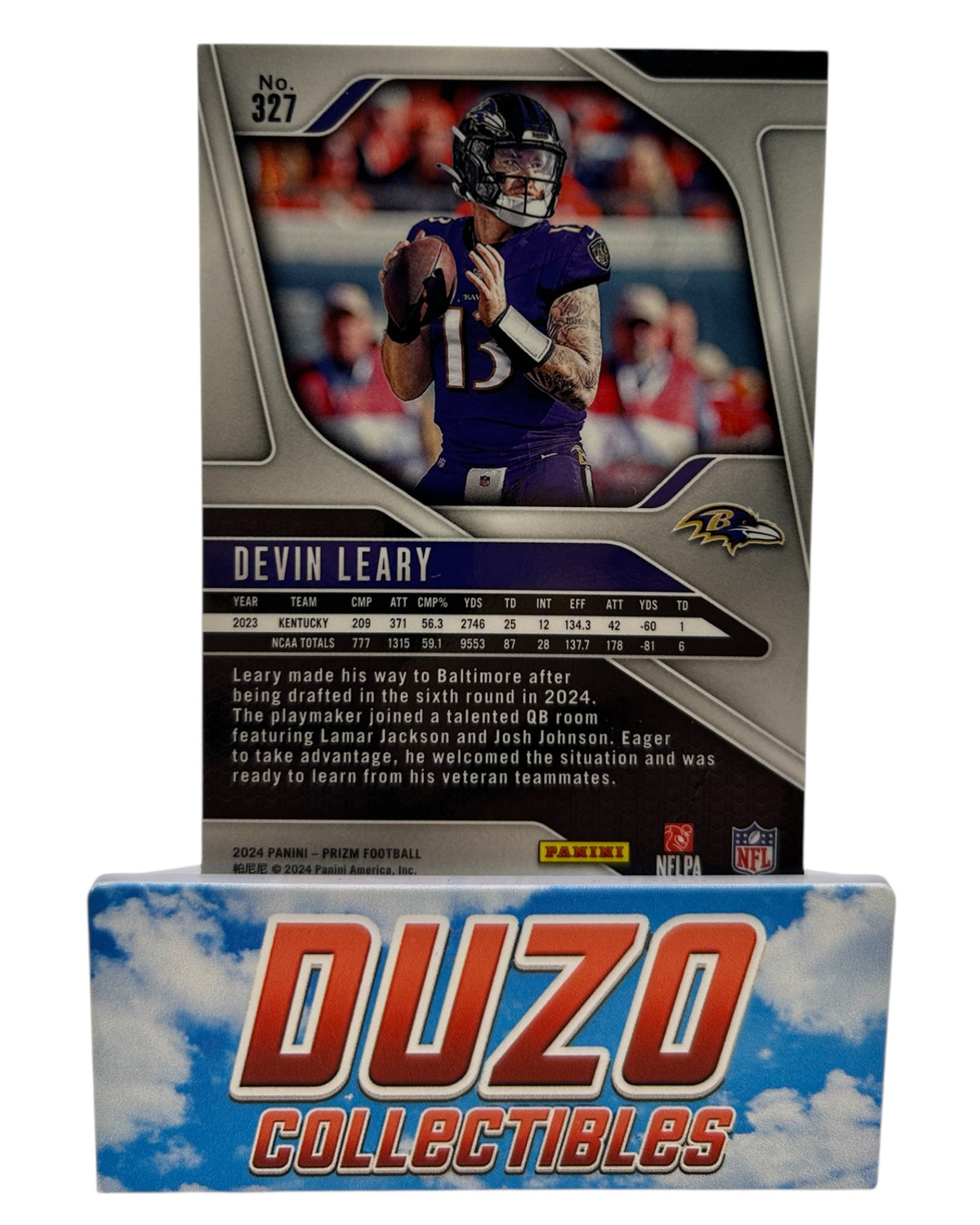 Devin Learny Rookie 2024 Panini Prizm No.327