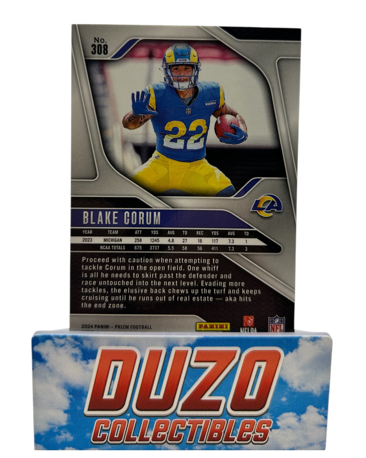 Blake Corum Rookie 2024 Panini Prizm No.308