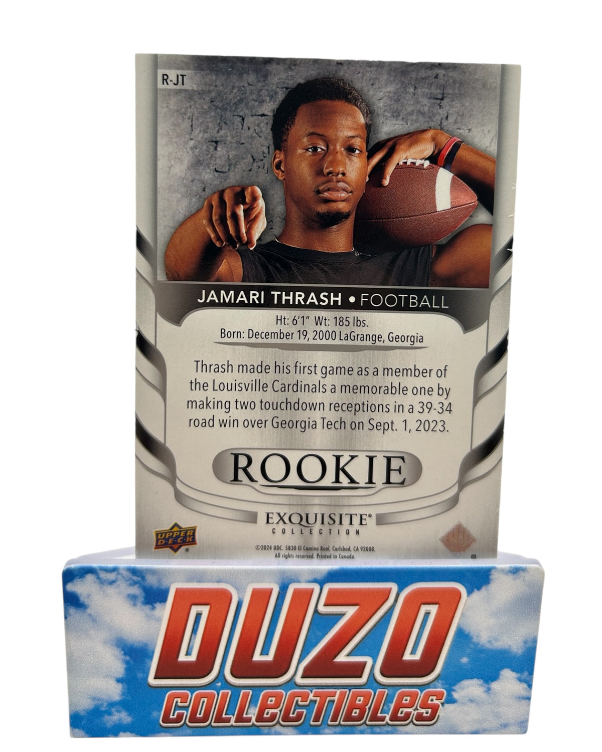 Jamari Thrash Rookie /149 2024 Exquisite Collection No.R-JT