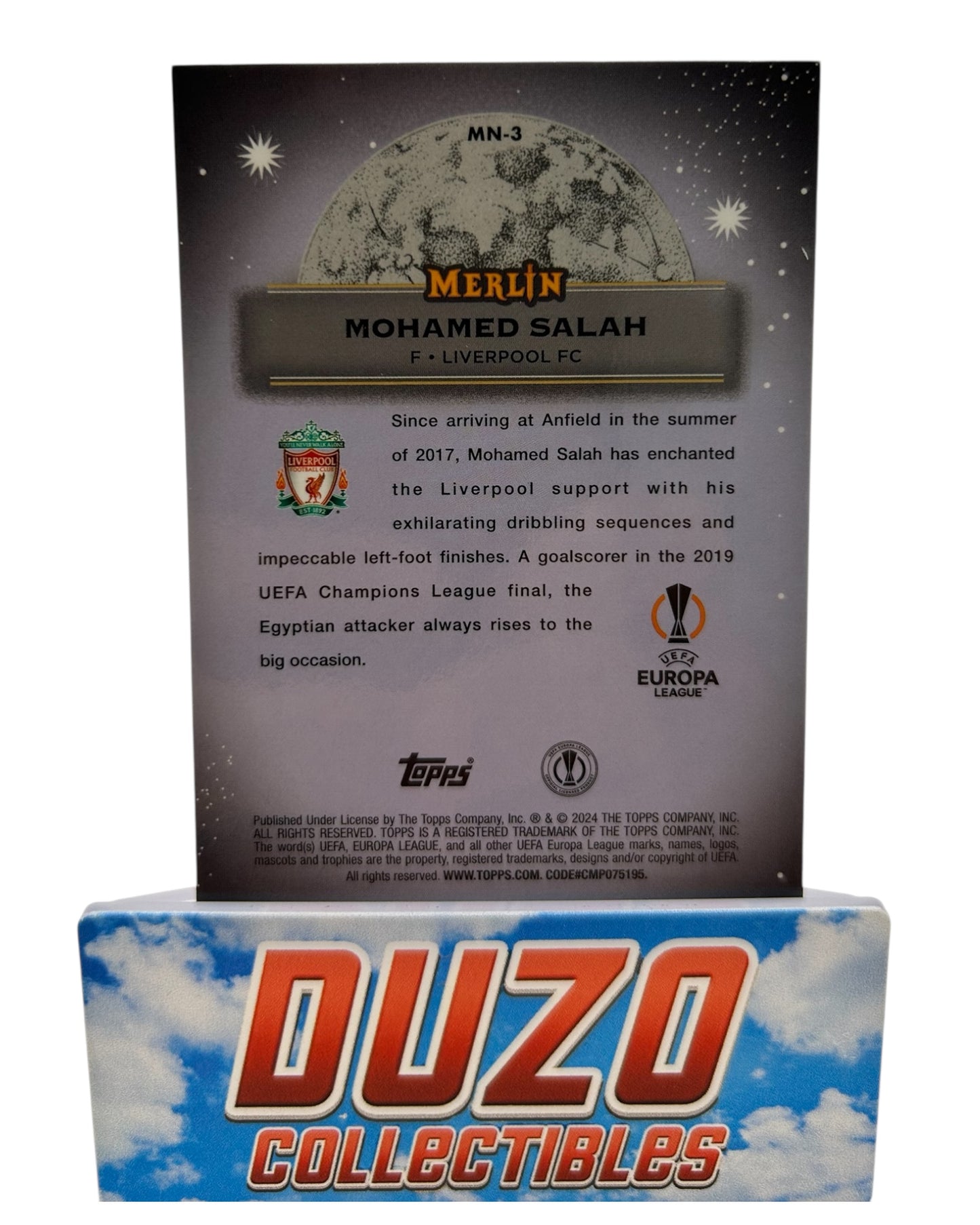 Mohamed Salah Mystic Nights 2024 Topps Merlin Collections No.MN-3