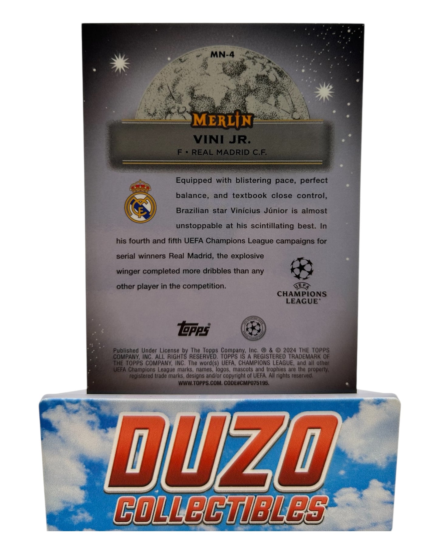 Vini Jr. Mystic Nights 2024 Topps Merlin Collections No.MN-4