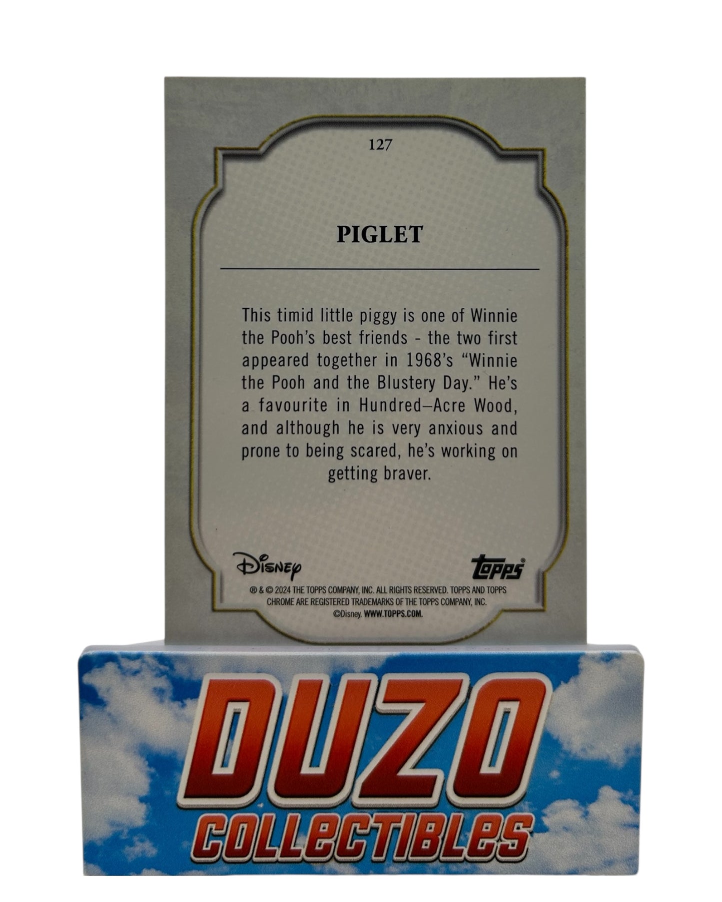 Piglet Base Card 2024 Topps Chrome Disney No.127