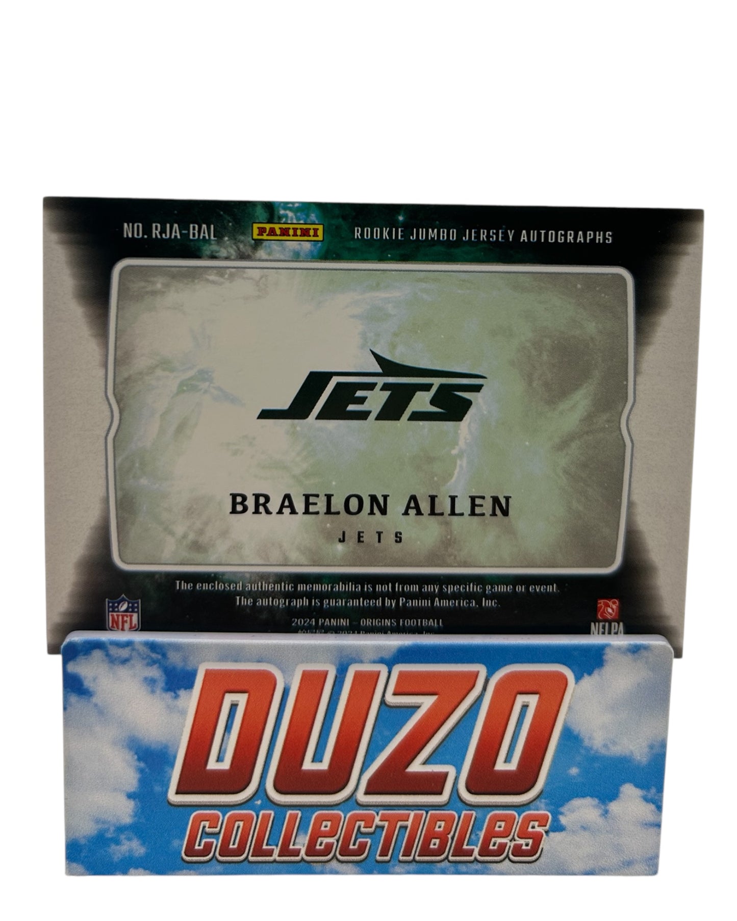 Braelon Allen Rookie Patch Auto 2024 Panini Origins No.RJA-BAL