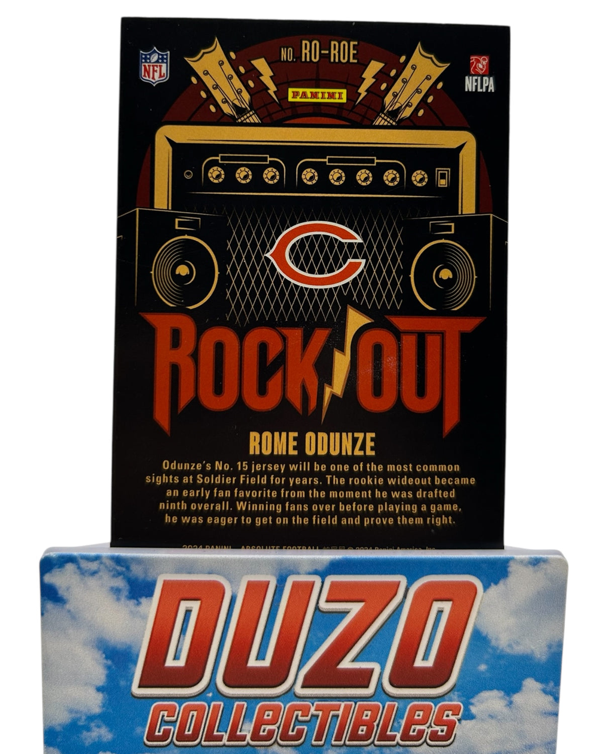 Rome Odunze Rookie Rock Out 2024 Panini Absolute No.RO-ROE