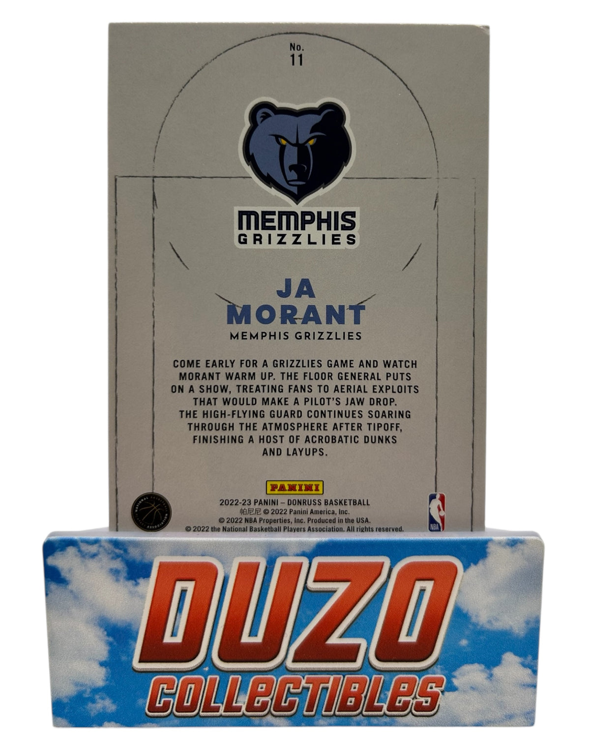 Ja Morant Craftsmen 2022-23 Panini Donruss No.11