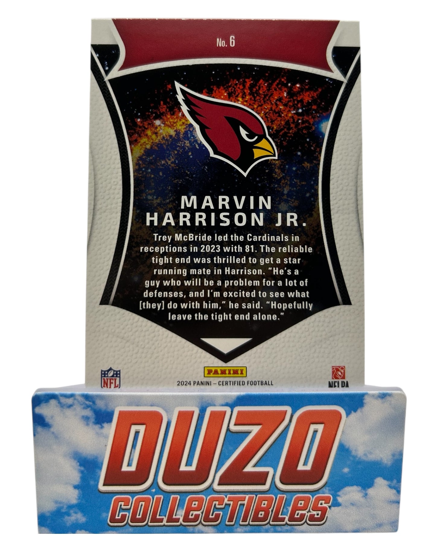 Marvin Harrison Jr. Certified Rookie 2024 Panini Certified No.6