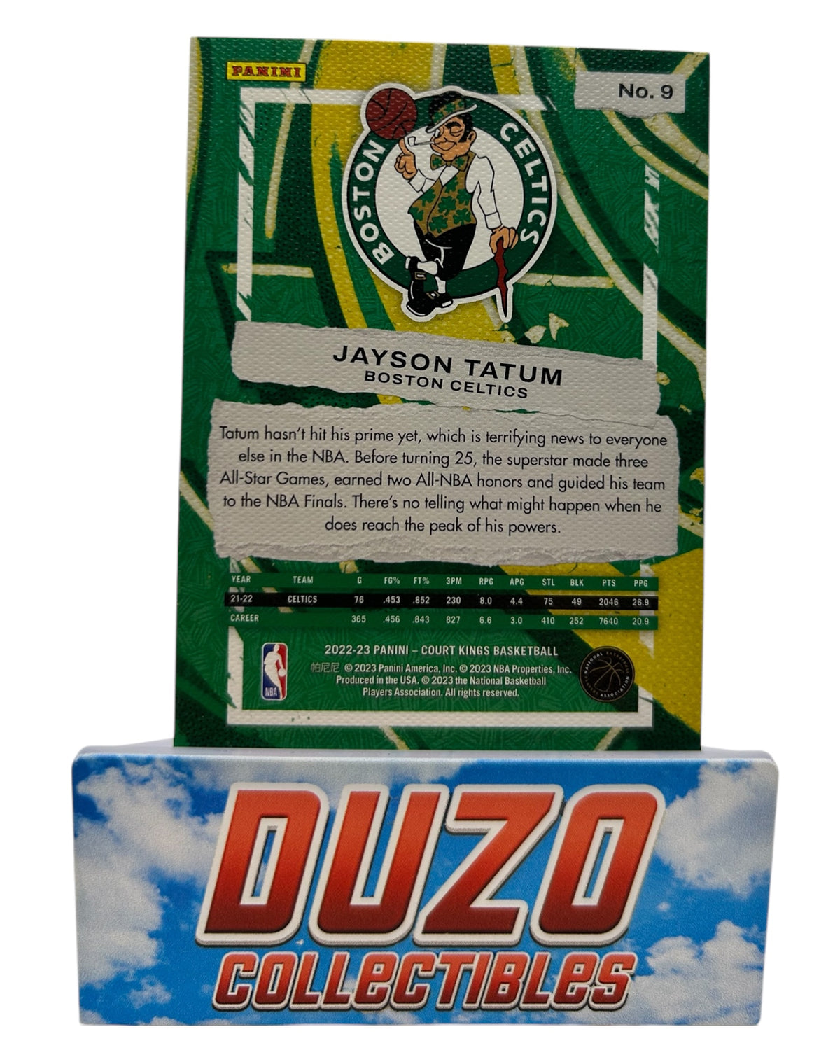Jayson Tatum 2022-23 Panini Court Kings No.9