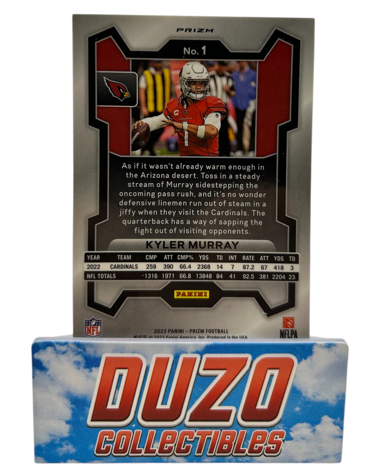 Kyler Murray Green Pulsar 2023 Panini Prizm No.1
