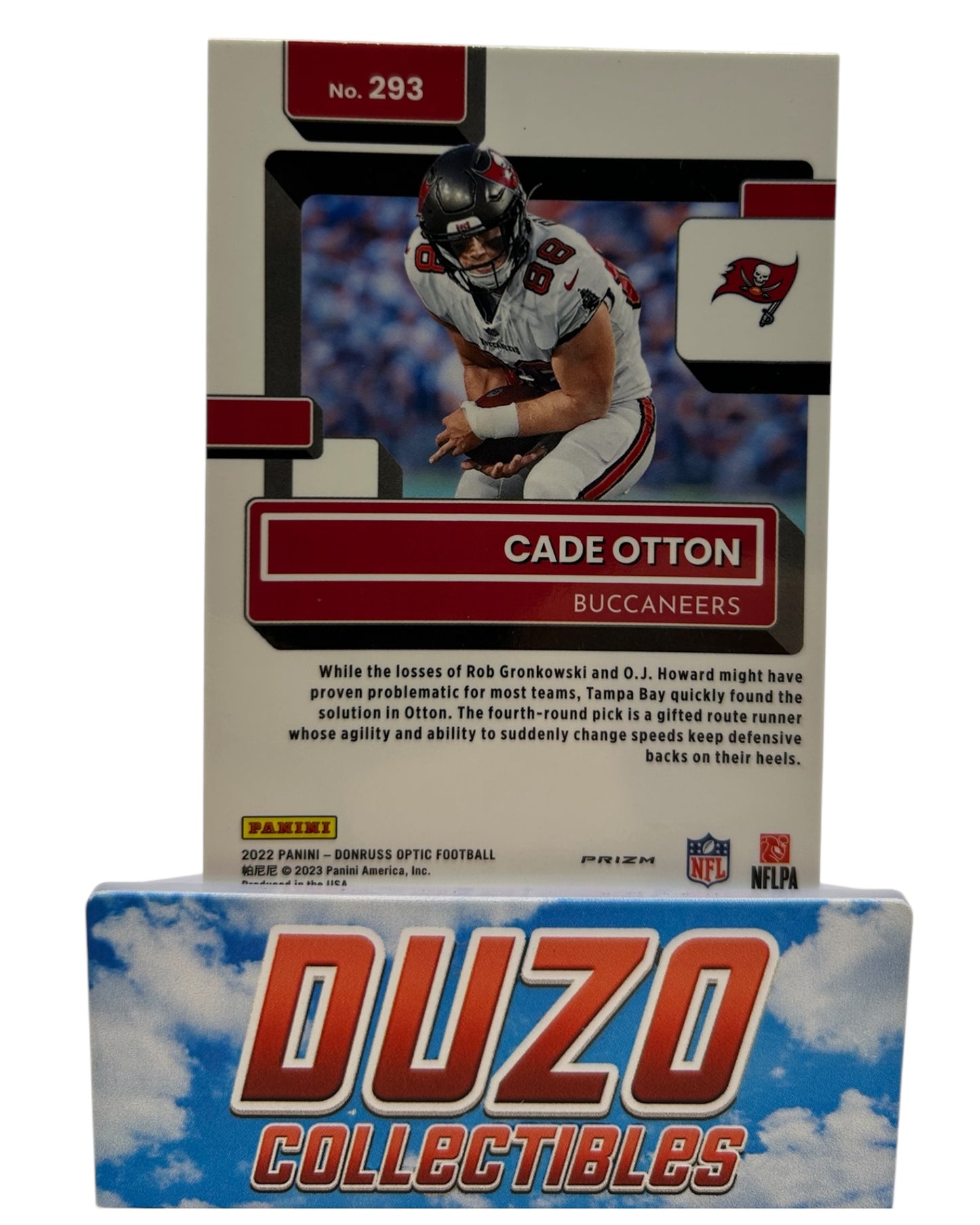 Cade Otton Rated Rookie Purple Shock 2022 Panini Donruss Optic No.293
