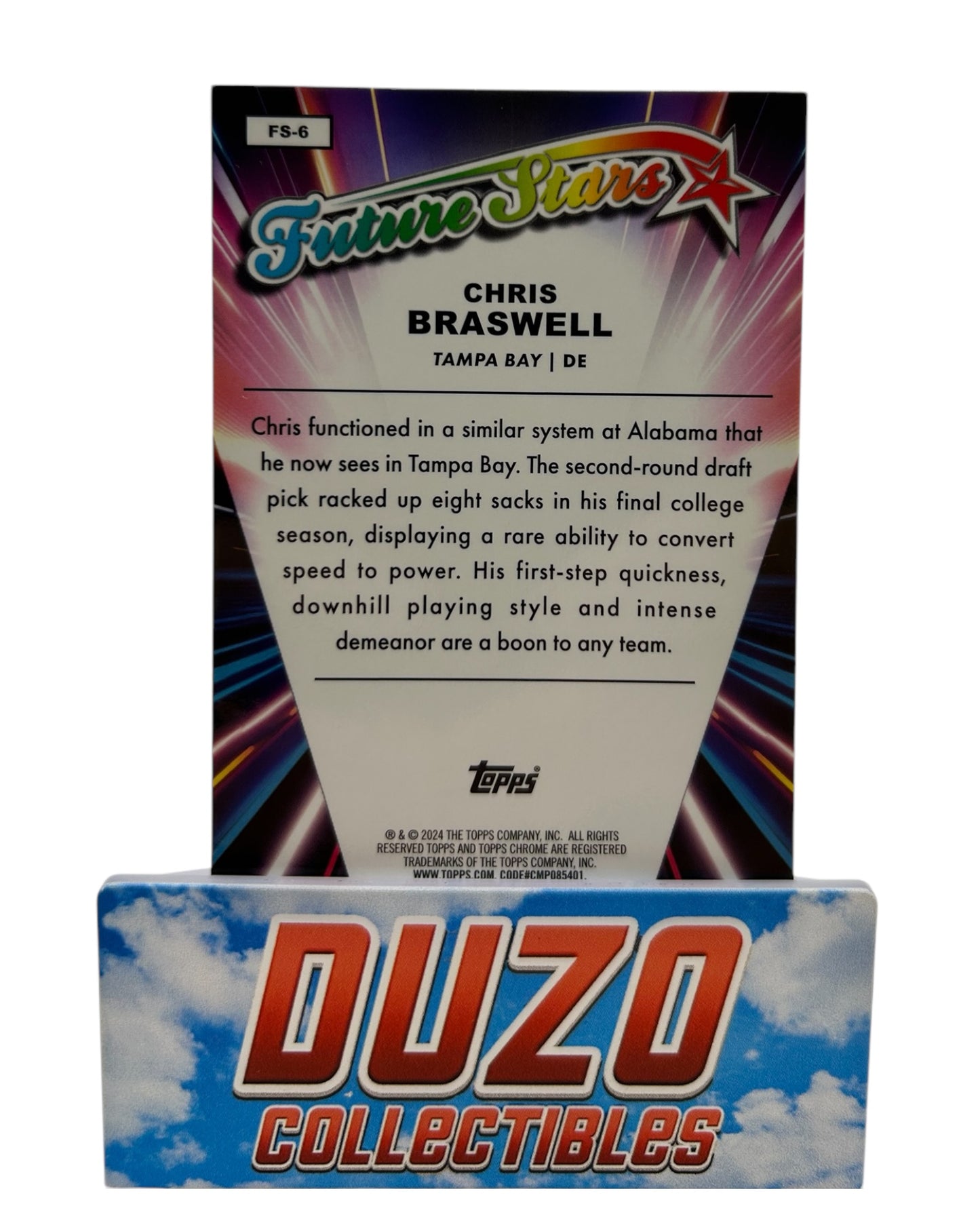 Chris Braswell Rookie Future Stars 2024 Topps Chrome No.FS-6