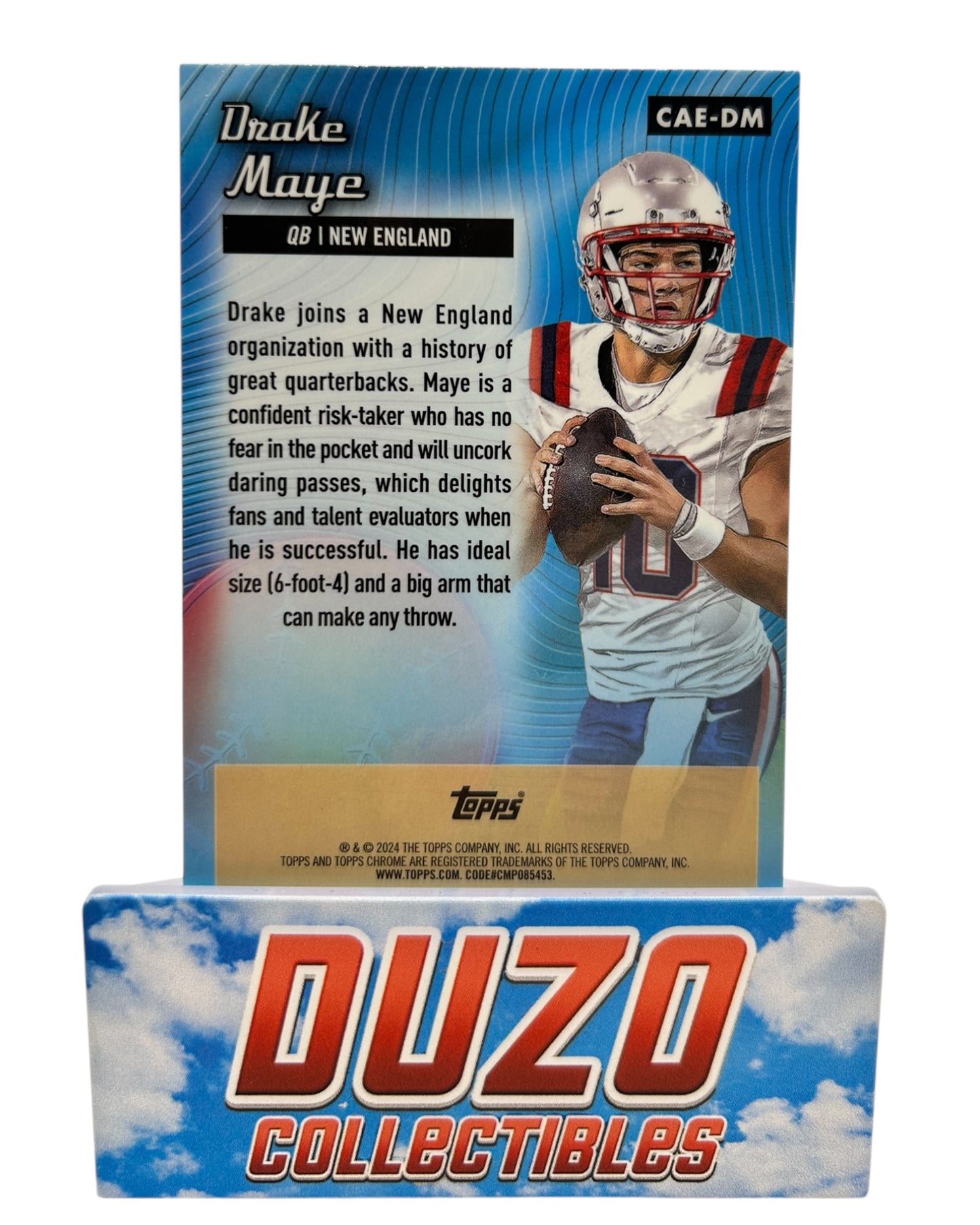 Drake Maye All-Etch Rookie 2024 Topps Chrome No.CAE-DM