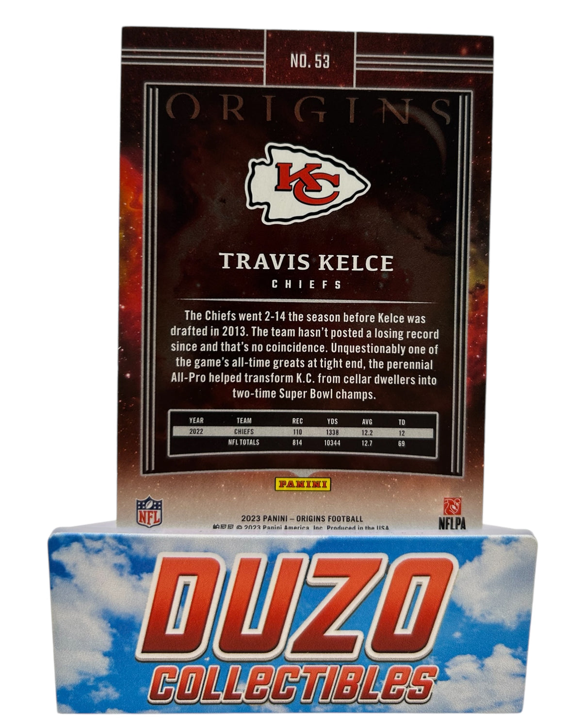 Travis Kelce 2023 Panini Origins No.53