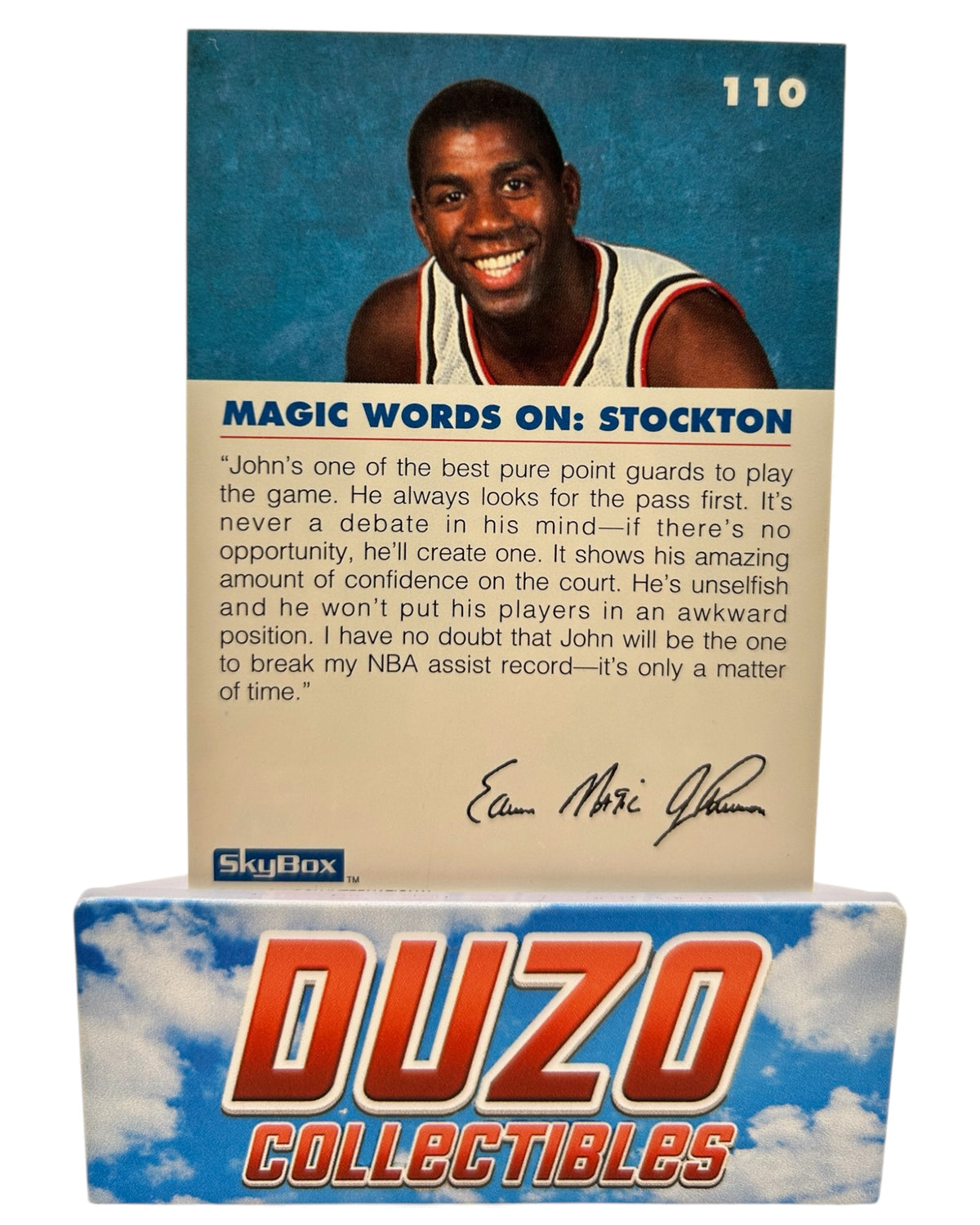 Magic on Stockton 1992 Skybox International No.110