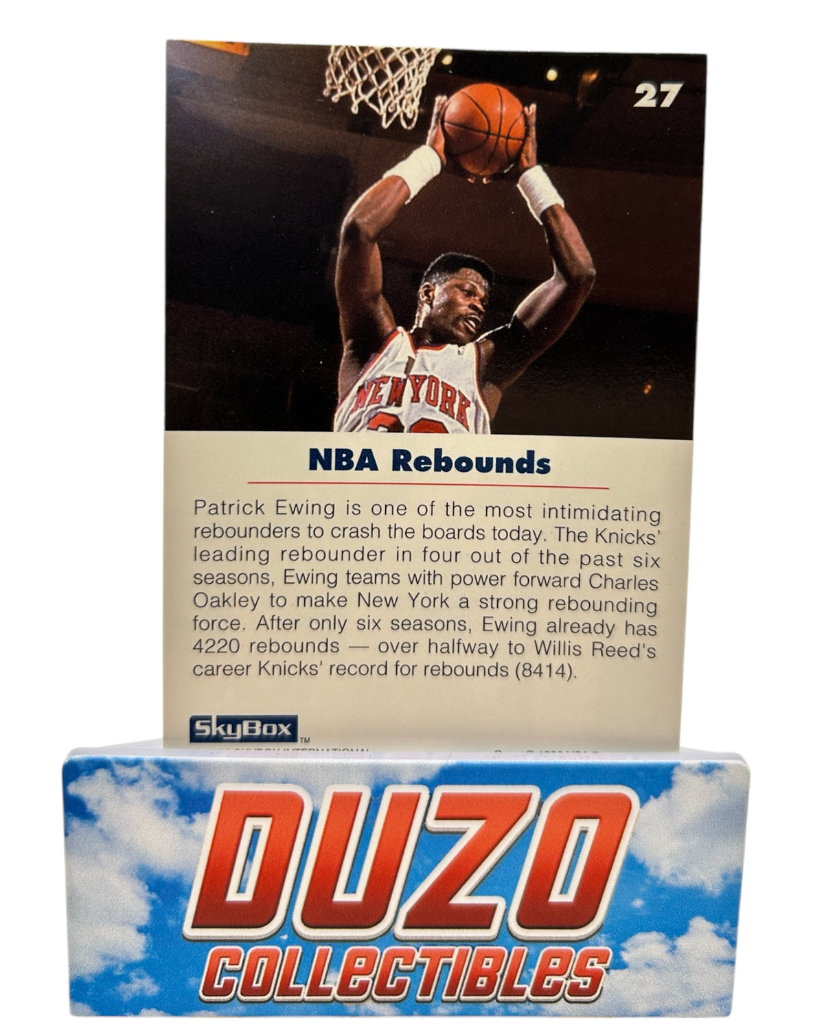 Patrick Ewing NBA Rebounds 1992 Skybox International No.27