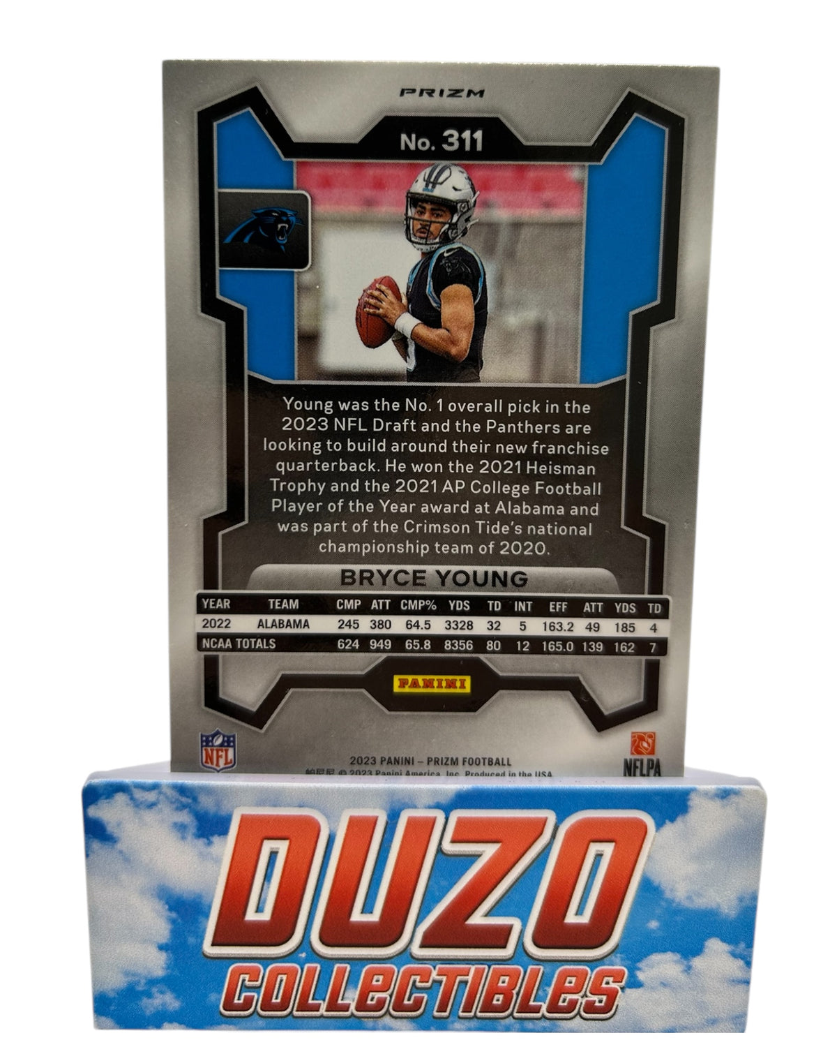 Bryce Young Rookie Red&White&Blue 2023 Panini Prizm No.311