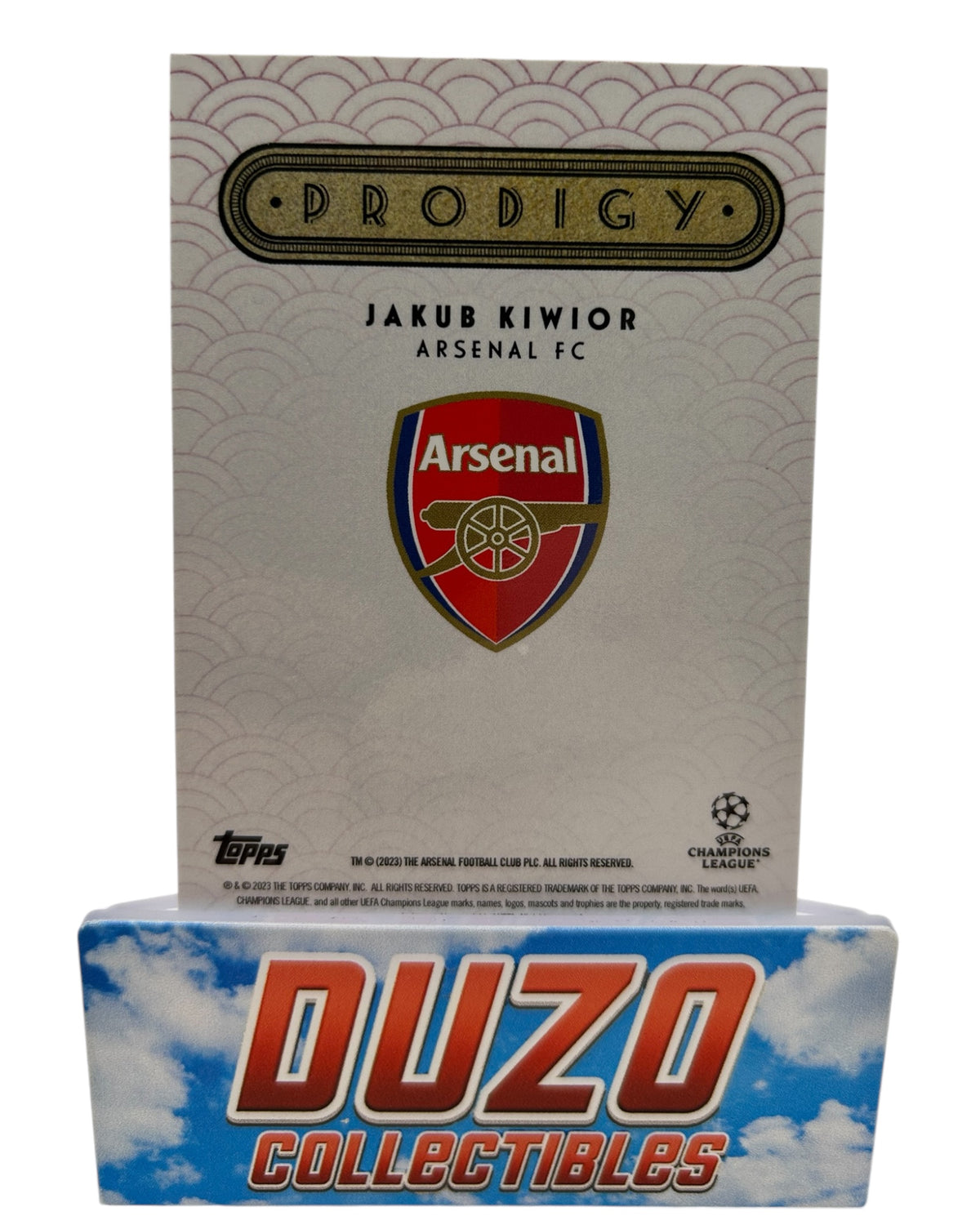 Jakub Kiwior Prodigy /25 2023-24 Topps Deco