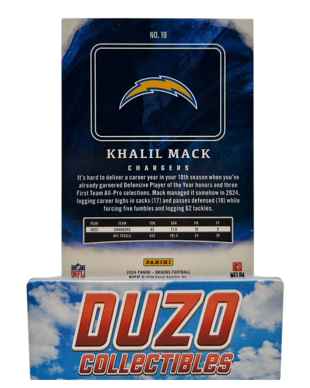 Khalil Mack Red /149 Panini Origins 2024 No.19