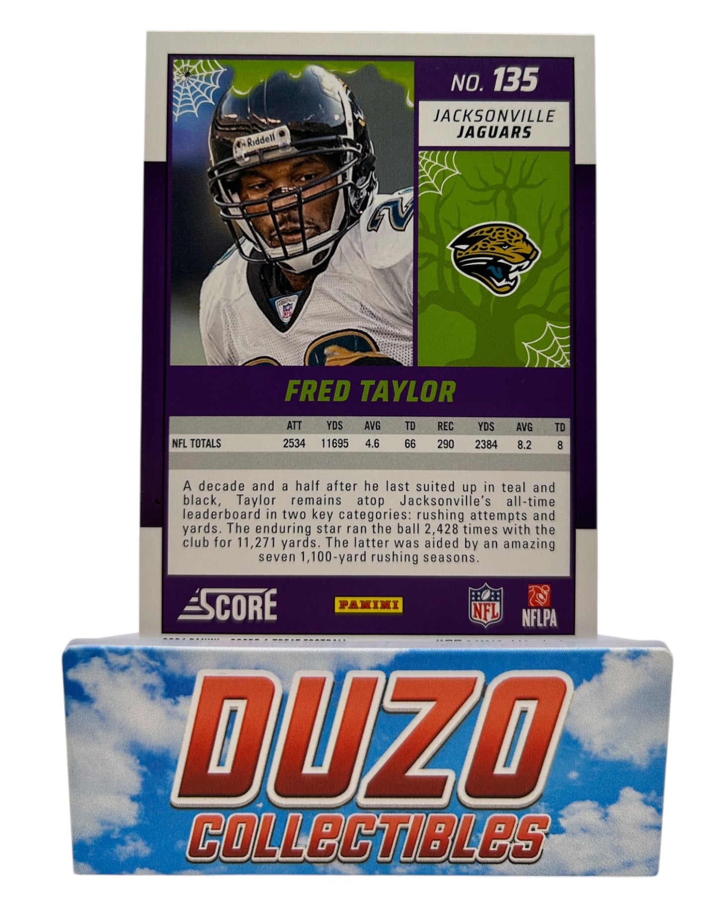 Fred Taylor Green Bat Panini Score a Treat 2024 No.135