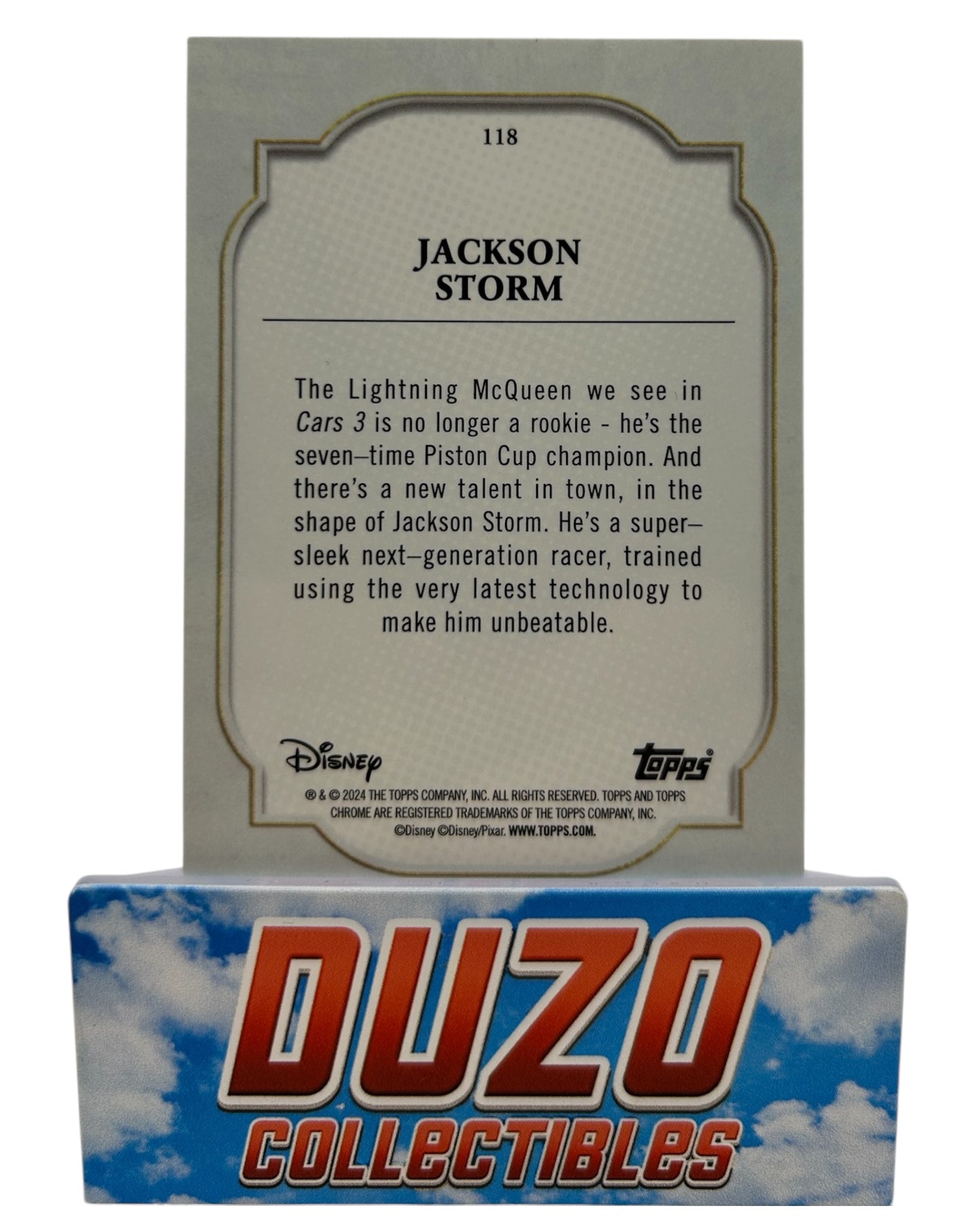 Jackson Storm Blue /75 Color-Match Disney Pixar Topps 2024 No.118