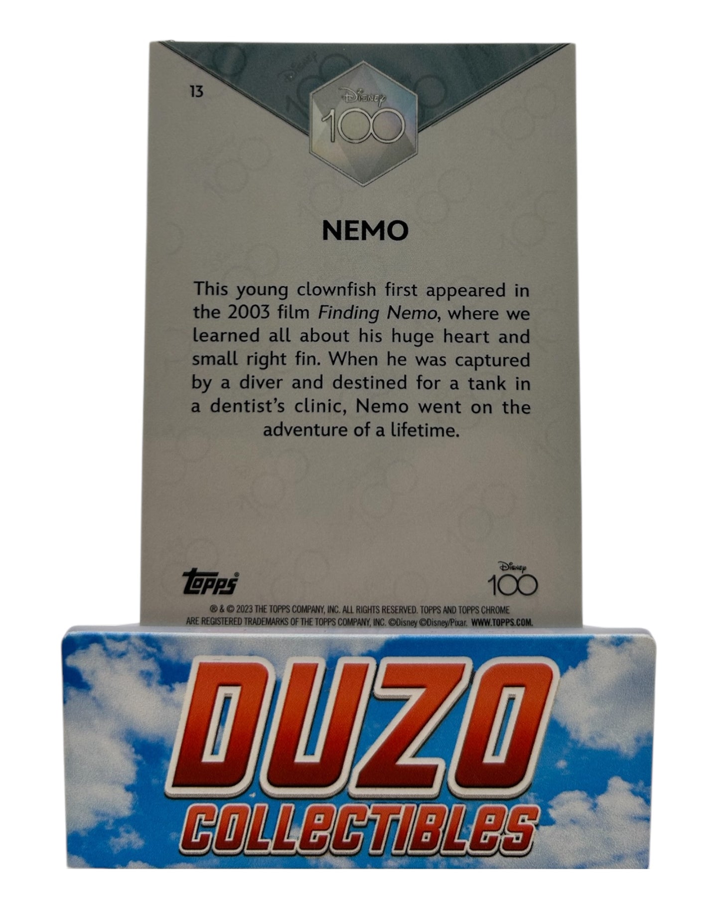 Nemo Cracked Ice /100 Disney Topps Chrome 2024 No.13