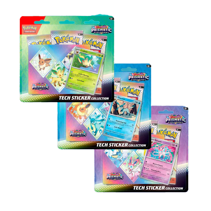 Glaziola Tech-Sticker Kollektion Prismatische Entwicklungen Pokemon 2025