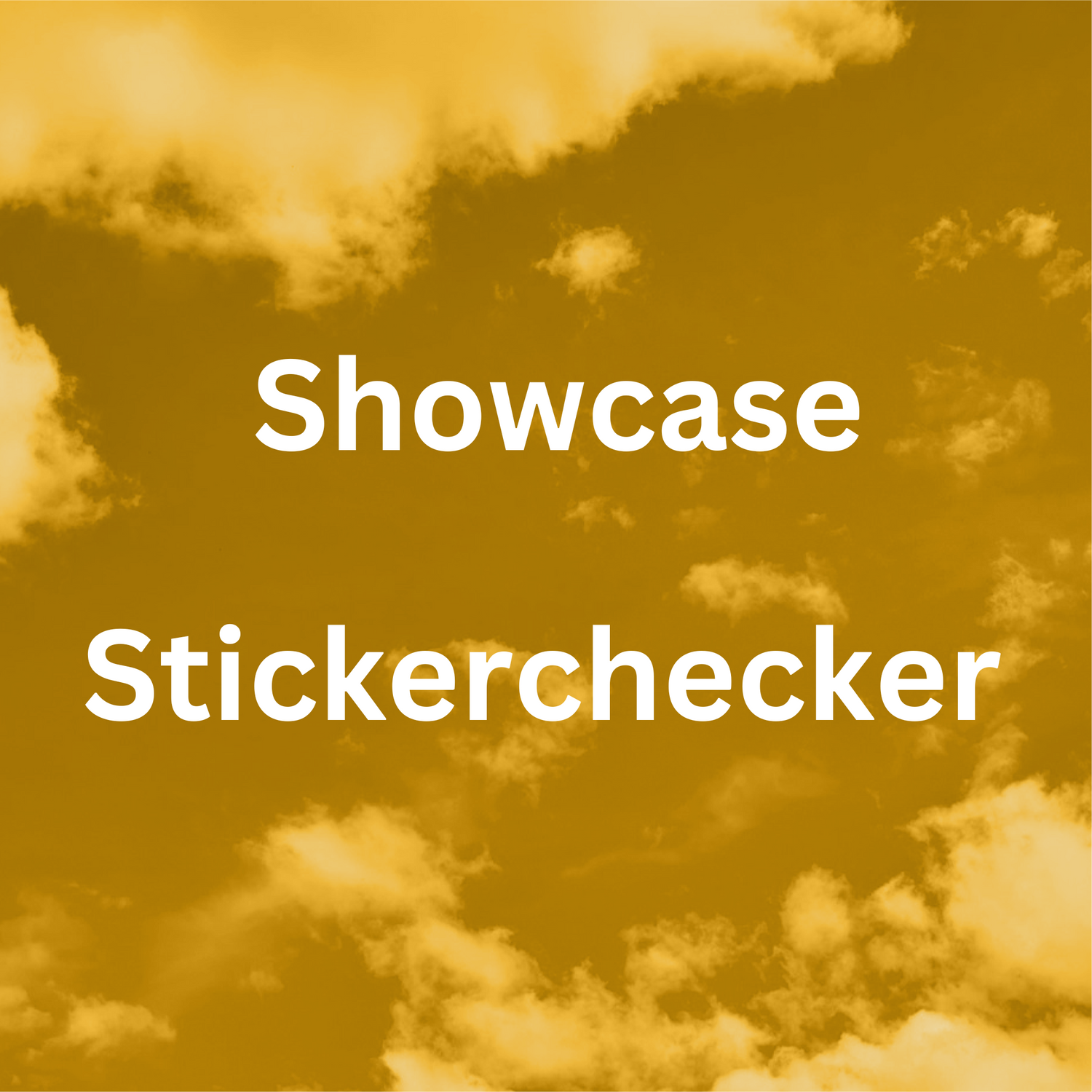 Showcase Gold Stickerchecker