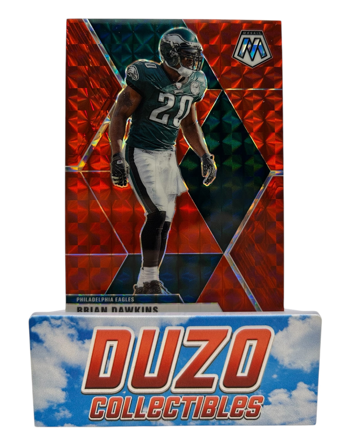 Brian Dawkins Red Mosaic 2020 Panini Mosaic No.164