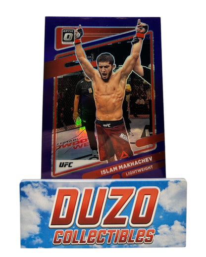 Islam Makhachev Purple 2022 Panini Donruss Optic UFC No.12