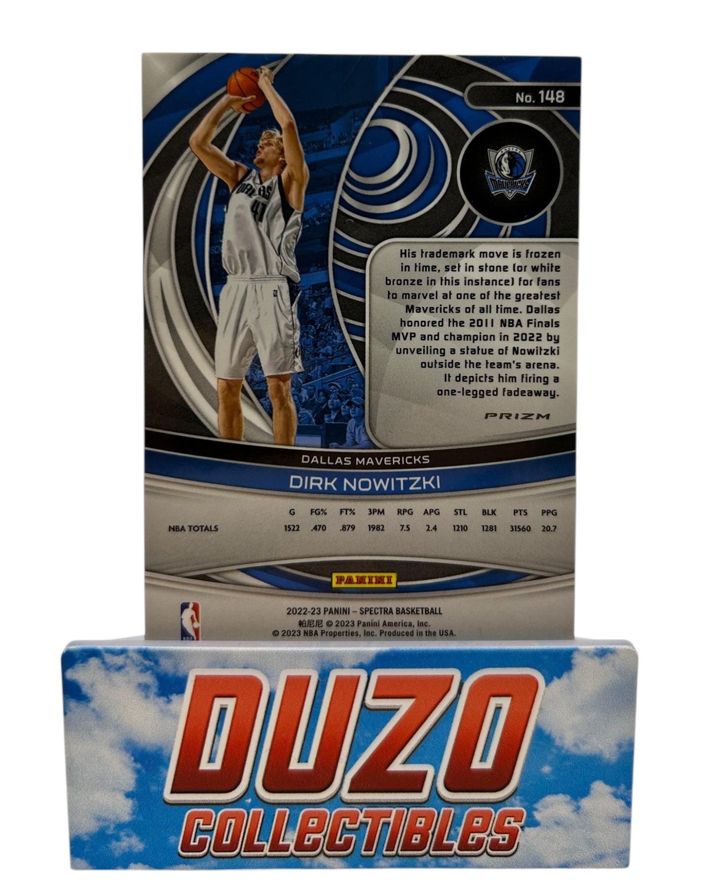 Dirk Nowitzki 2022-23 Panini Spectra No.148