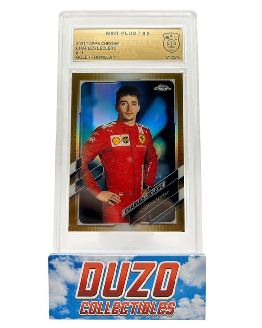 Charles Leclerc Topps Chrome Formula 1 #11 Gold /50 GSG 9.5