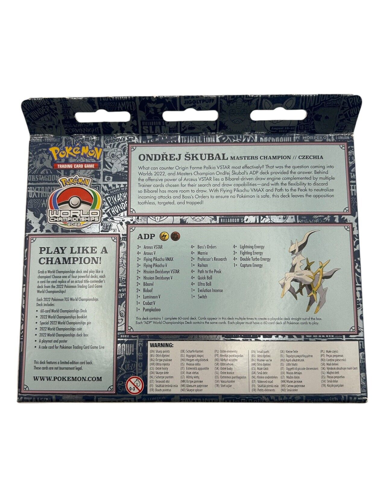 World Championships Collection Box Arceus Pokemon English