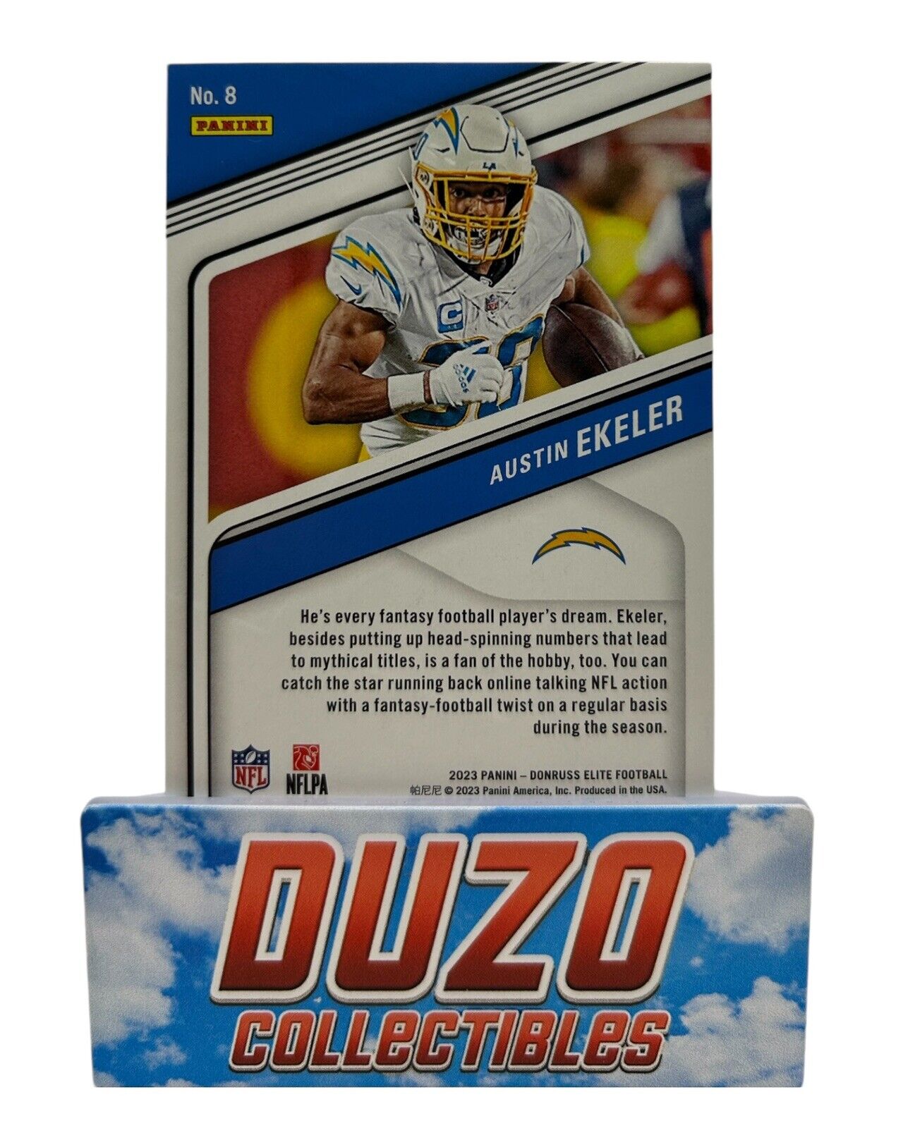 Austin Ekeler 2023 Panini Donruss Elite Football No.8 Pink /11