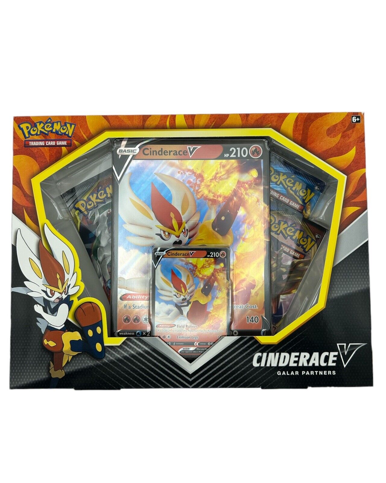 Cinderace V Galar Partners Box Pokemon English 2020