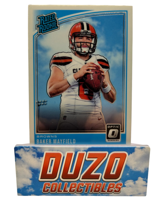 Baker Mayfield Rated Rookie 2018 Panini Donruss Optic Football No.153