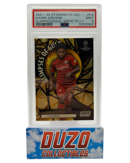 Karim Adeyemi 2021-22 Stadium C/C UCL 1/1 Superfractor