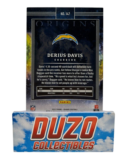 Derius Davis Rookie Los Angeles Chargers Panini Origins 2023 /149 No.147