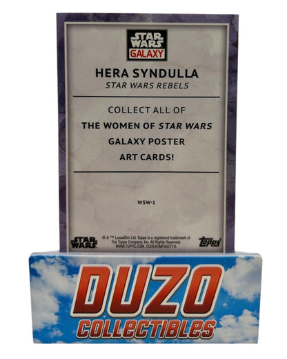 Hera Syndulla Green /199 Star Wars Galaxy 2023 The Women of Star Wars WSW-1