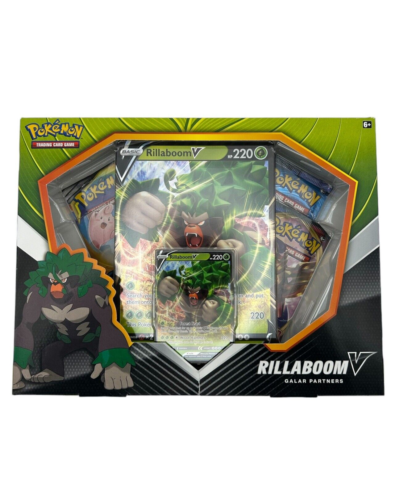 Rillaboom V Galar Partners Box Pokemon English 2020