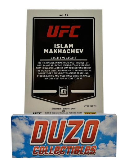 Islam Makhachev Purple 2022 Panini Donruss Optic UFC No.12