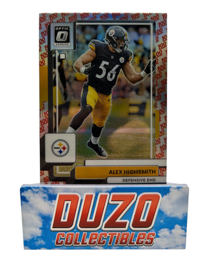 Alex Highsmith 100 2022 Panini Donruss Optic No.165