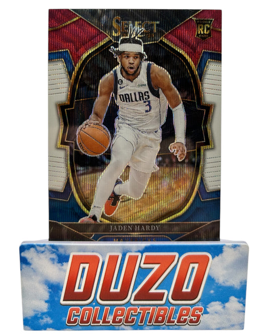 Jaden Hardy Red&White&Blue Concourse 2022-23 Panini Select No.80