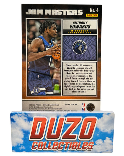 Anthony Edwards Jam Masters 2021-22 Panini Mosaic No.4