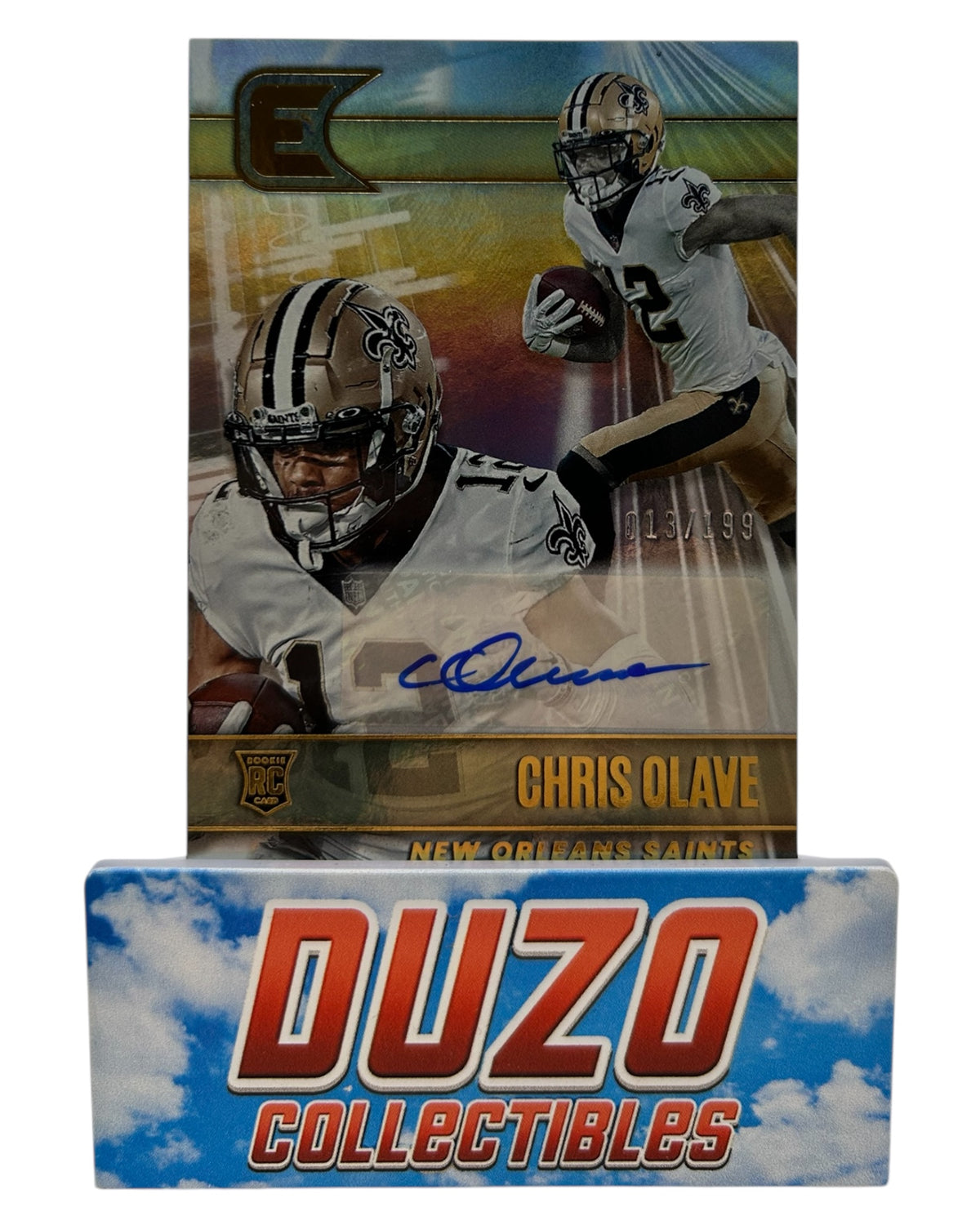 Chris Olave Rookie Auto /199 2022 Panini Chronicles Essentials No.ESS-CHO