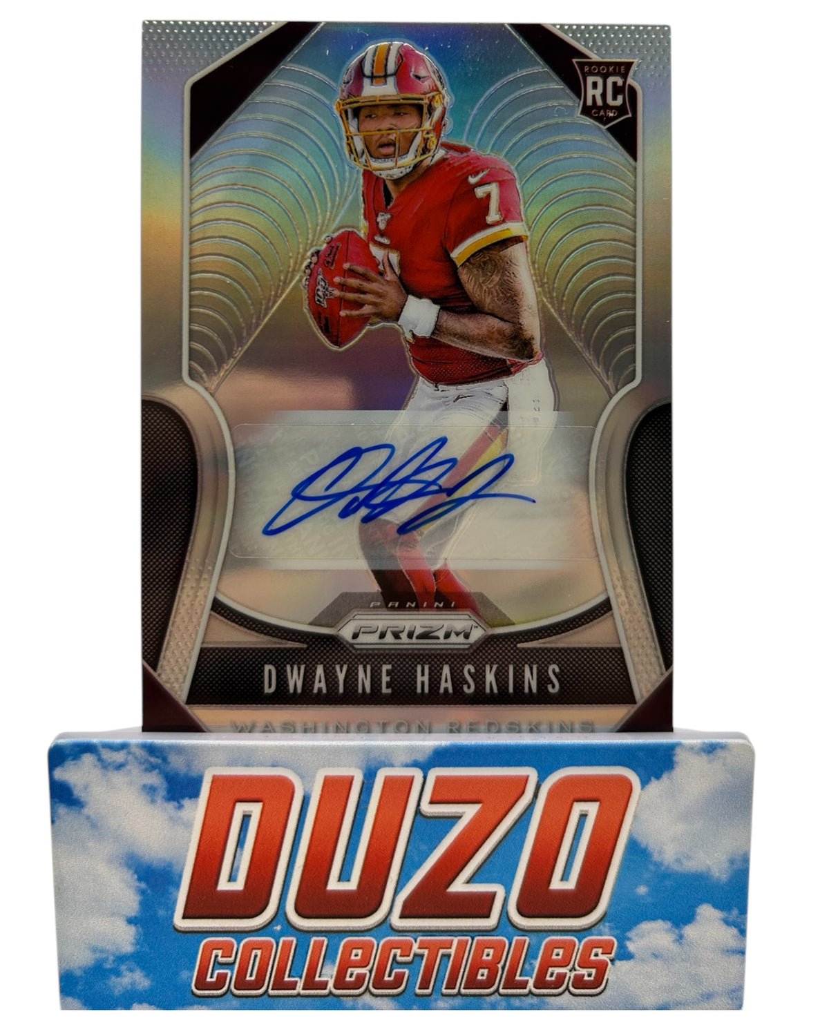 Dwayne Haskins Rookie Silver Autograph 2019 Panini Prizm No.303