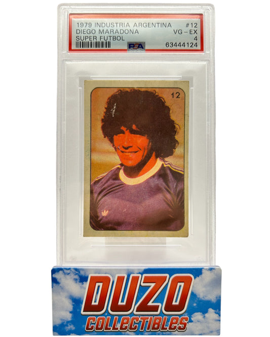 Diego Amando Maradonna 1979 Indutria Argentina Super Futbol #12 PSA 4 Pop 5