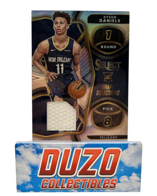 Dyson Daniels Patch Rookie Draft Selections Round 1 2022-23 Panini Select No.DSD-DD