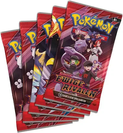 Ewige Rivalen Booster Pack 2025 Pokemon Team Rocket Set